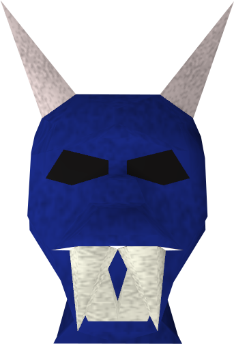 Blue Halloween Mask