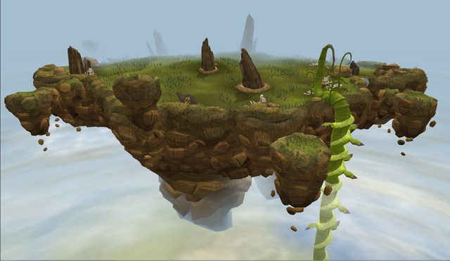 Floating island