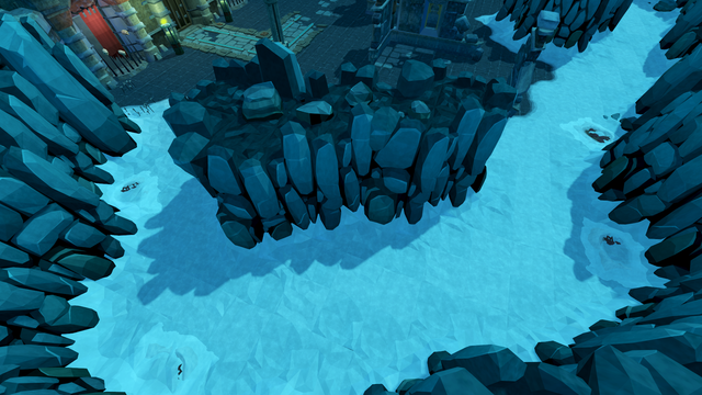 God Wars Dungeon - Zamorak's Fortress east excavation site