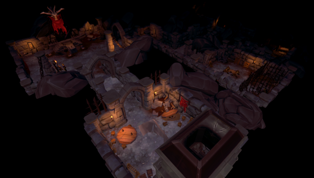 Infernal Source - Dungeon of Disorder excavation site
