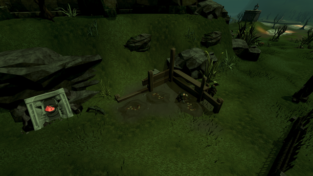 Morytania north excavation site