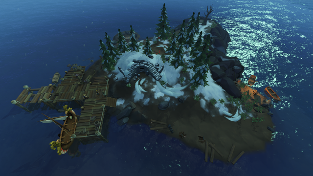 V's island