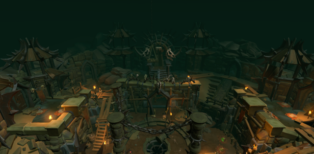 Warforge - Crucible stands excavation site