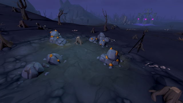 Wilderness (level 14) volcano mine