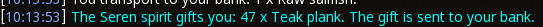 Reward proof for Teak plank