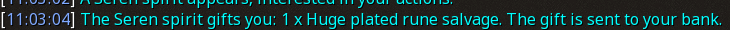 Reward proof for Huge plated rune salvage