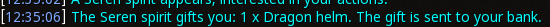 Reward proof for Dragon helm