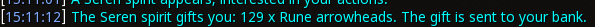 Reward proof for Rune arrowheads