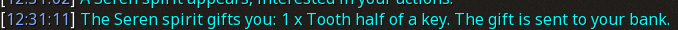 Reward proof for Tooth half of a key
