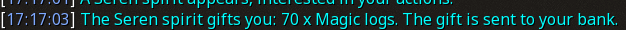 Reward proof for Magic logs