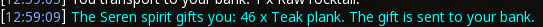 Reward proof for Teak plank