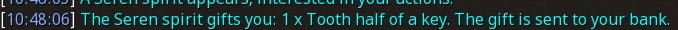 Reward proof for Tooth half of a key