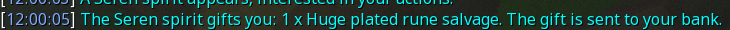 Reward proof for Huge plated rune salvage