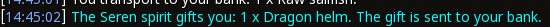 Reward proof for Dragon helm
