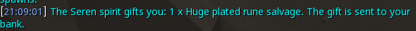 Reward proof for Huge plated rune salvage