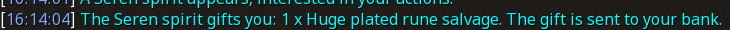 Reward proof for Huge plated rune salvage
