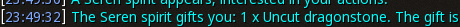 Reward proof for Uncut dragonstone