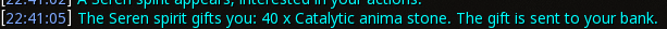 Reward proof for Catalytic anima stone