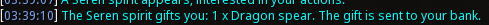 Reward proof for Dragon spear