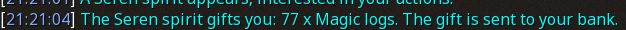Reward proof for Magic logs