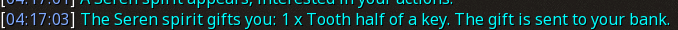 Reward proof for Tooth half of a key