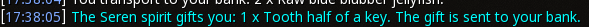 Reward proof for Tooth half of a key