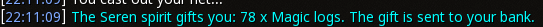 Reward proof for Magic logs