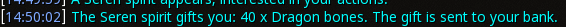 Reward proof for Dragon bones