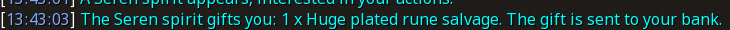 Reward proof for Huge plated rune salvage