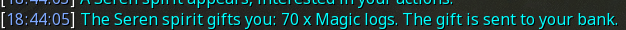 Reward proof for Magic logs