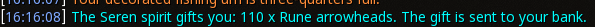 Reward proof for Rune arrowheads