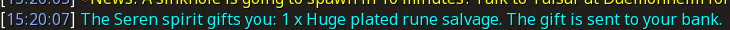 Reward proof for Huge plated rune salvage