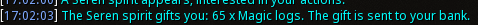 Reward proof for Magic logs