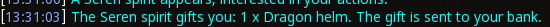 Reward proof for Dragon helm