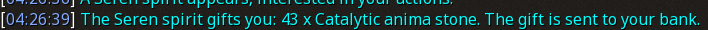 Reward proof for Catalytic anima stone
