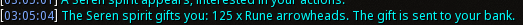 Reward proof for Rune arrowheads