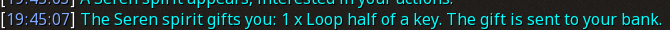Reward proof for Loop half of a key