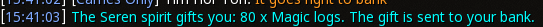 Reward proof for Magic logs