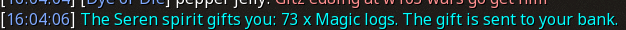 Reward proof for Magic logs