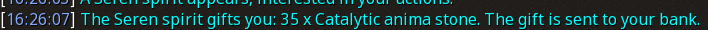 Reward proof for Catalytic anima stone