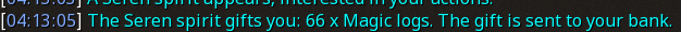 Reward proof for Magic logs