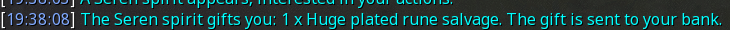 Reward proof for Huge plated rune salvage
