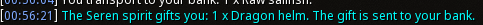 Reward proof for Dragon helm