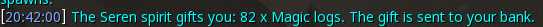 Reward proof for Magic logs