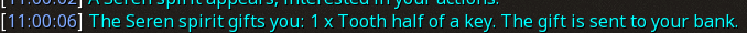 Reward proof for Tooth half of a key