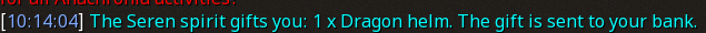 Reward proof for Dragon helm