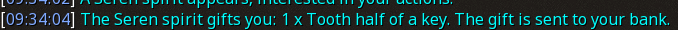 Reward proof for Tooth half of a key