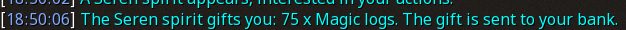 Reward proof for Magic logs